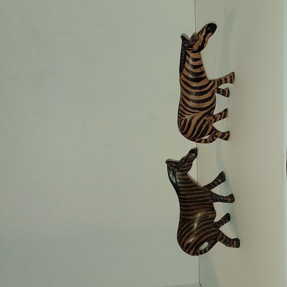 Other - Two wood zebra's